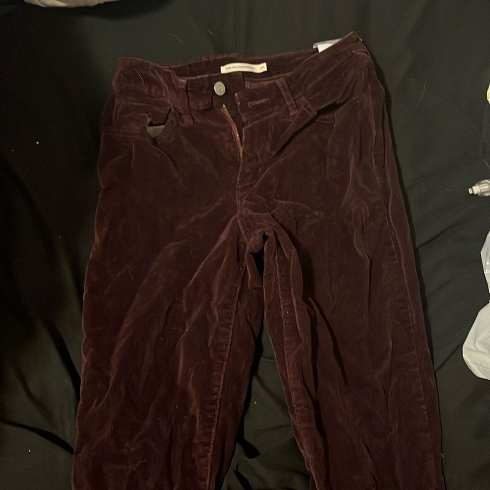 Levi 725 High Rise Bootcut Corduroy Jeans